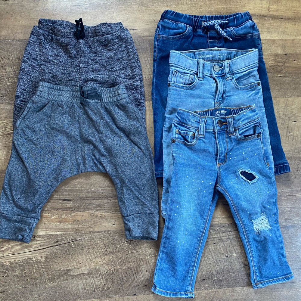 12 month toddler boy pants bundle